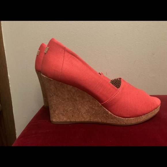 Toms Wedges size 8.5 new - Picture 4 of 6